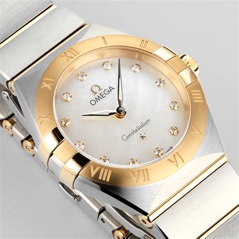 ladies omega conmstellation slimline watch|Omega Constellation ladies.